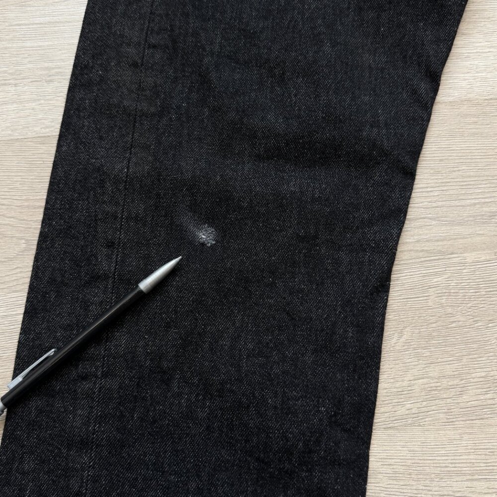 Levis‎ 501 Original Shrink To Fit Button Fly Jeans Rigid Black Jeans Mens 32x32 - Picture 8 of 10